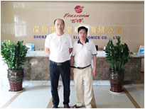 我司魏总与瑞宝电子赵总